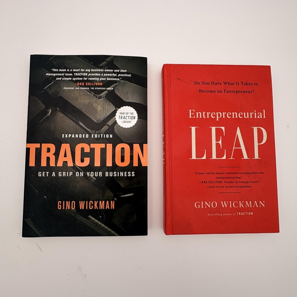 Traction Entrepreneurial Leap Gino Wickman BenBella Multi PB HC Business Lot‎ 2